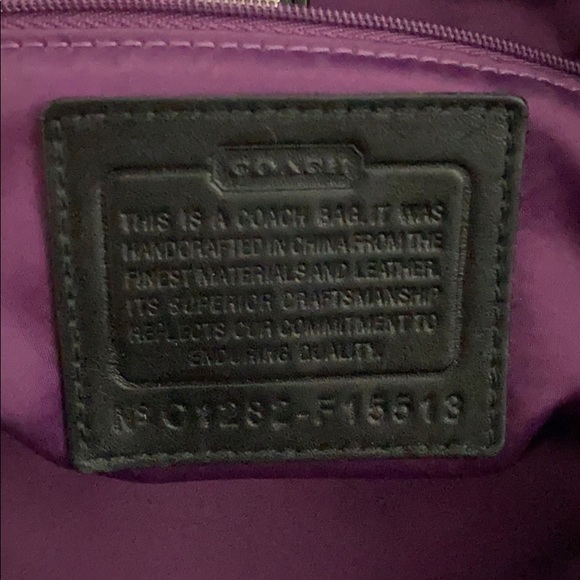 Coach : Black leather purse - Picture 3 of 5